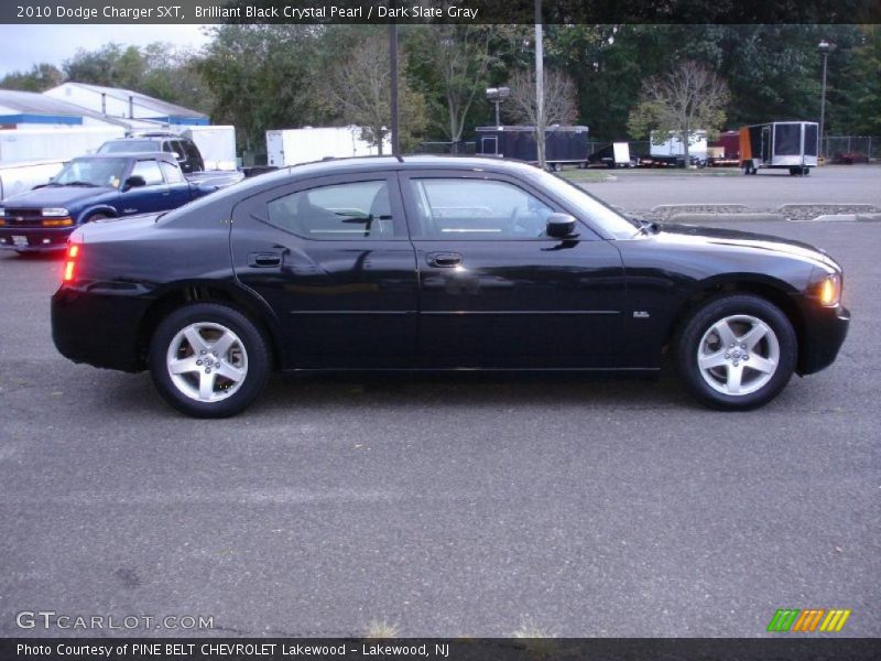 Brilliant Black Crystal Pearl / Dark Slate Gray 2010 Dodge Charger SXT