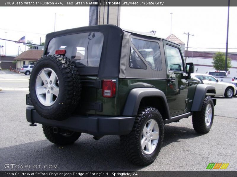 Jeep Green Metallic / Dark Slate Gray/Medium Slate Gray 2009 Jeep Wrangler Rubicon 4x4