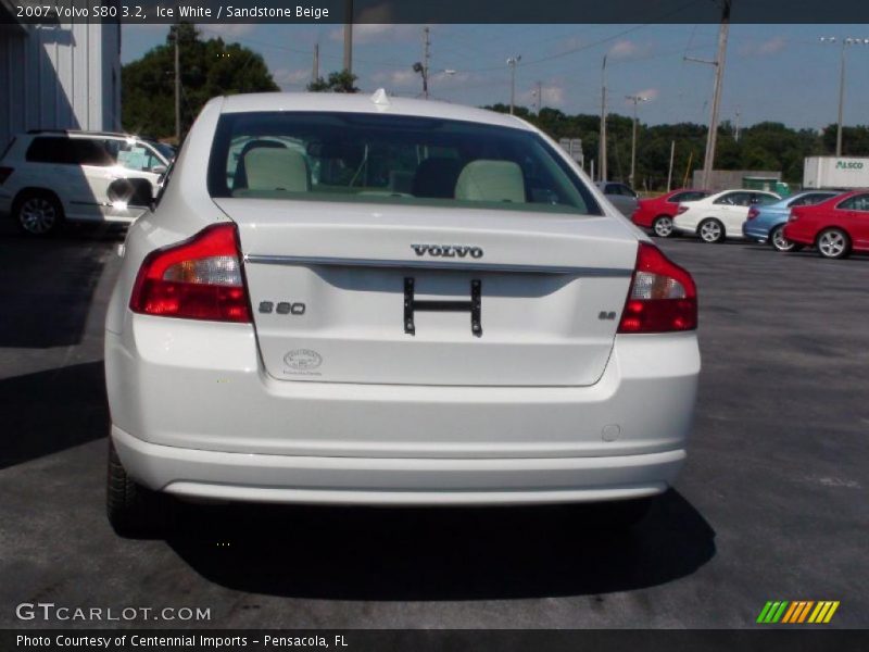 Ice White / Sandstone Beige 2007 Volvo S80 3.2