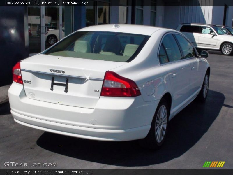 Ice White / Sandstone Beige 2007 Volvo S80 3.2