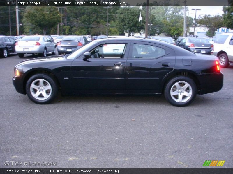 Brilliant Black Crystal Pearl / Dark Slate Gray 2010 Dodge Charger SXT