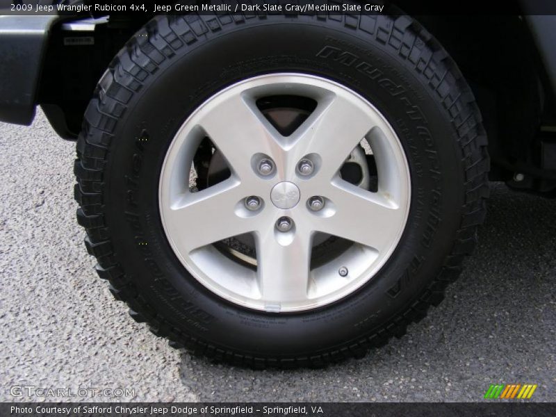 Jeep Green Metallic / Dark Slate Gray/Medium Slate Gray 2009 Jeep Wrangler Rubicon 4x4