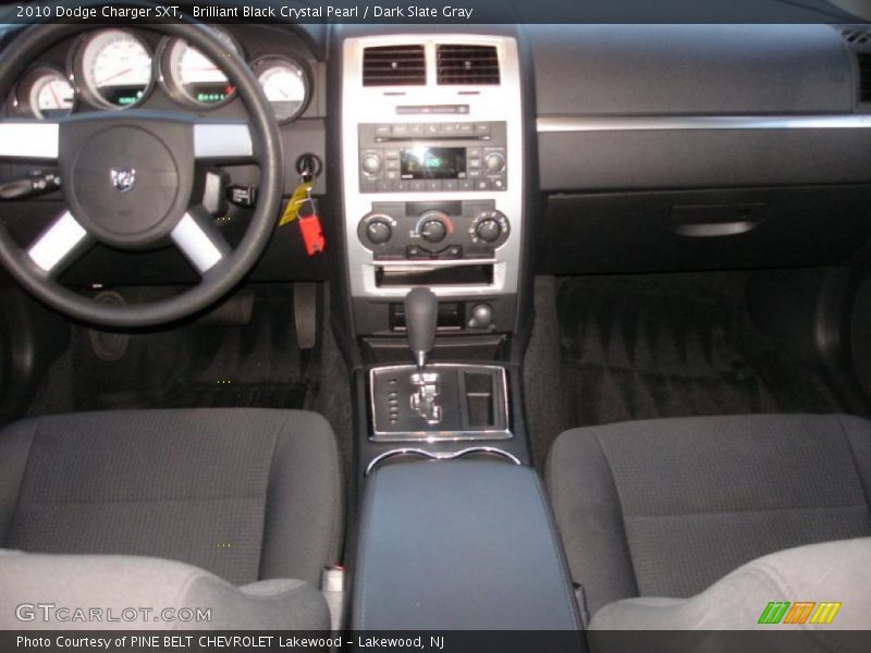 Brilliant Black Crystal Pearl / Dark Slate Gray 2010 Dodge Charger SXT
