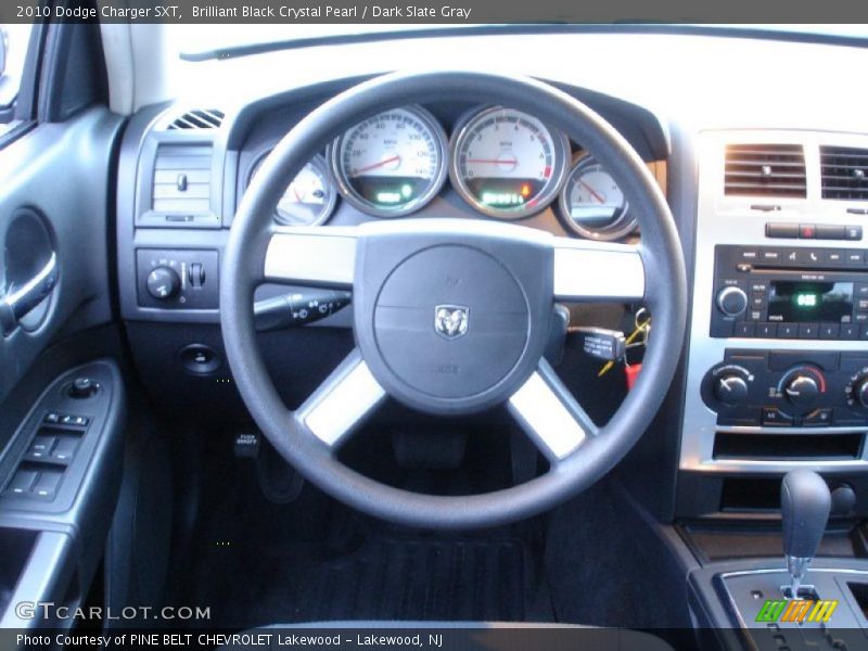 Brilliant Black Crystal Pearl / Dark Slate Gray 2010 Dodge Charger SXT