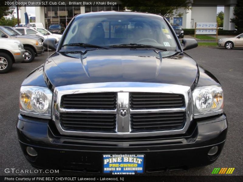 Brilliant Black / Khaki Beige 2006 Dodge Dakota SLT Club Cab