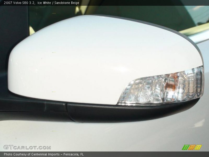 Ice White / Sandstone Beige 2007 Volvo S80 3.2