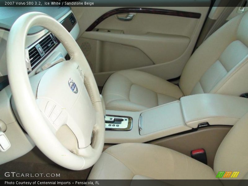 Ice White / Sandstone Beige 2007 Volvo S80 3.2