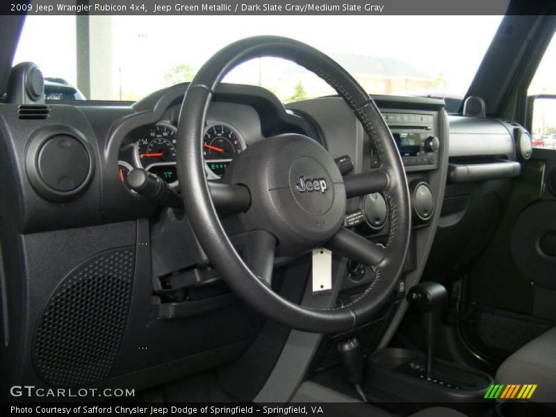 Jeep Green Metallic / Dark Slate Gray/Medium Slate Gray 2009 Jeep Wrangler Rubicon 4x4