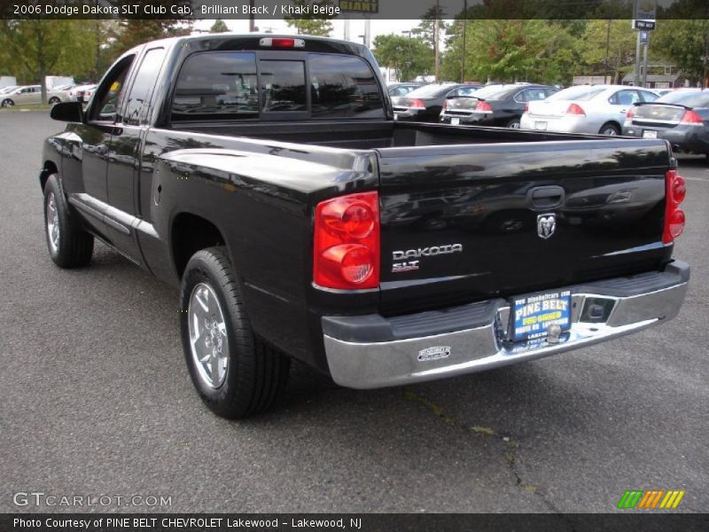 Brilliant Black / Khaki Beige 2006 Dodge Dakota SLT Club Cab