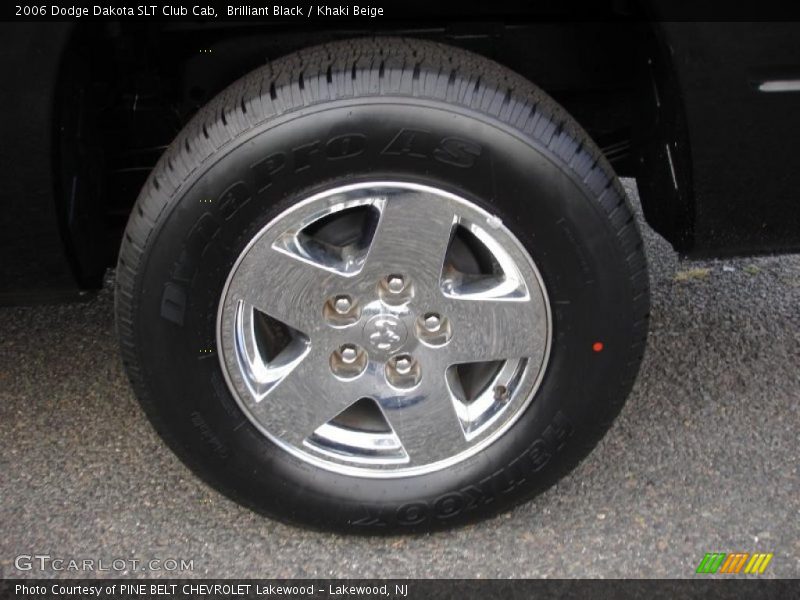 Brilliant Black / Khaki Beige 2006 Dodge Dakota SLT Club Cab