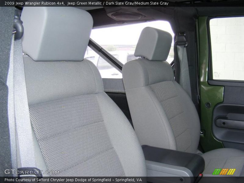 Jeep Green Metallic / Dark Slate Gray/Medium Slate Gray 2009 Jeep Wrangler Rubicon 4x4