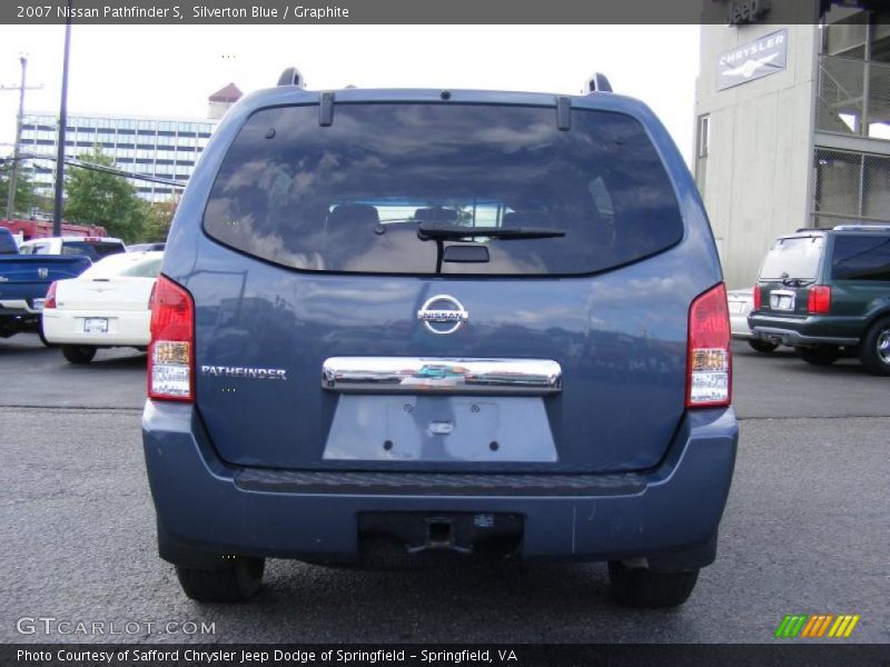 Silverton Blue / Graphite 2007 Nissan Pathfinder S