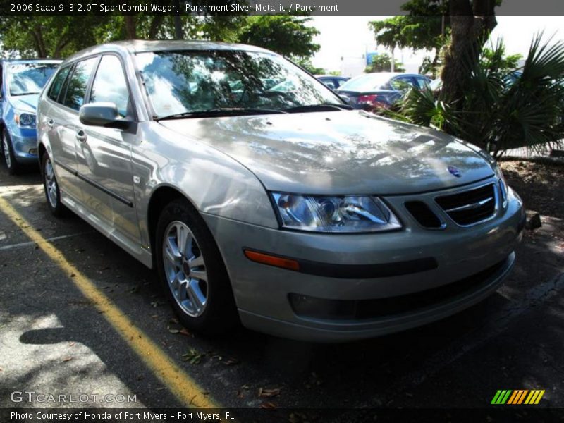 Parchment Silver Metallic / Parchment 2006 Saab 9-3 2.0T SportCombi Wagon