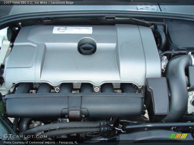 Ice White / Sandstone Beige 2007 Volvo S80 3.2