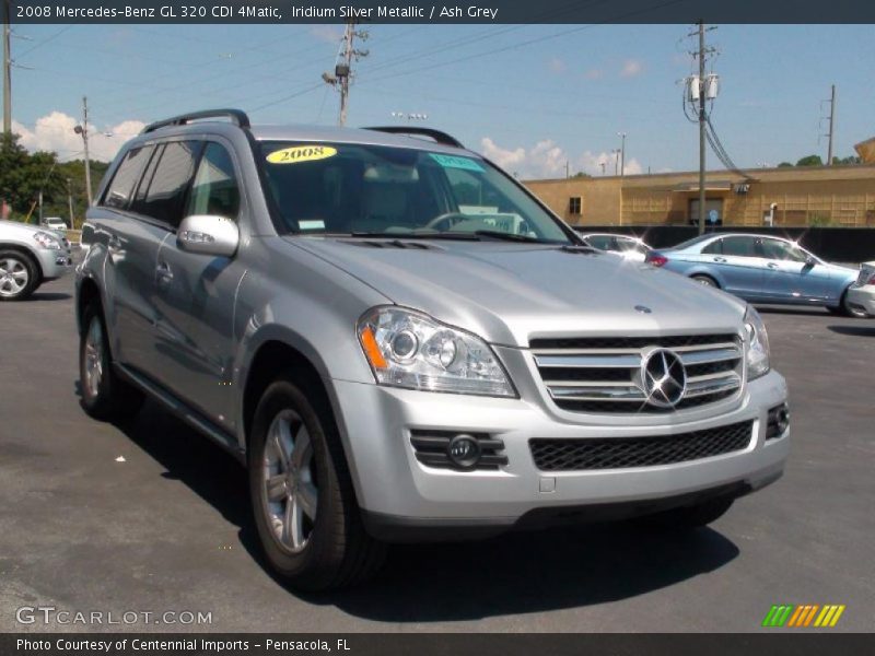 Iridium Silver Metallic / Ash Grey 2008 Mercedes-Benz GL 320 CDI 4Matic