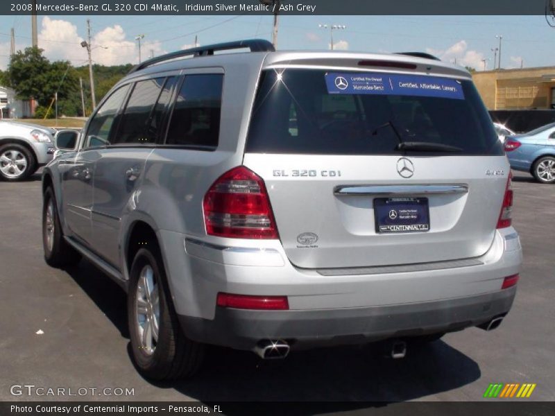 Iridium Silver Metallic / Ash Grey 2008 Mercedes-Benz GL 320 CDI 4Matic