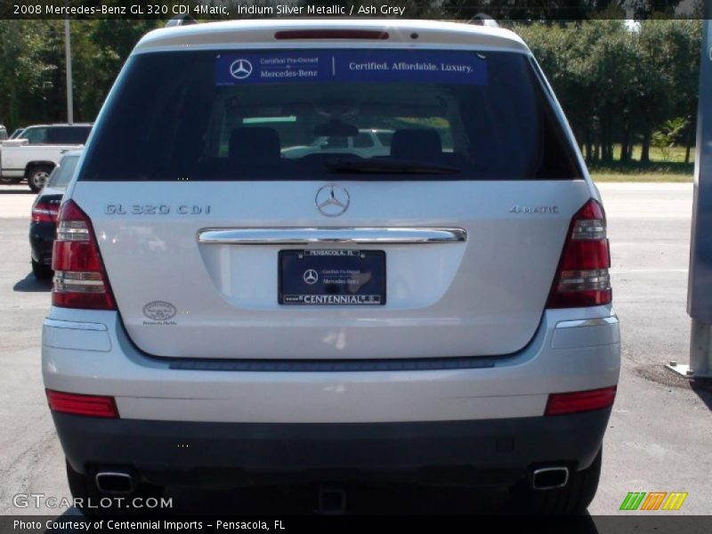 Iridium Silver Metallic / Ash Grey 2008 Mercedes-Benz GL 320 CDI 4Matic