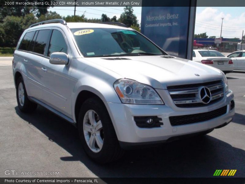 Iridium Silver Metallic / Ash Grey 2008 Mercedes-Benz GL 320 CDI 4Matic