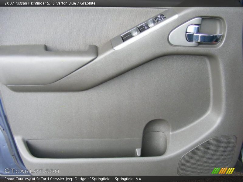 Silverton Blue / Graphite 2007 Nissan Pathfinder S