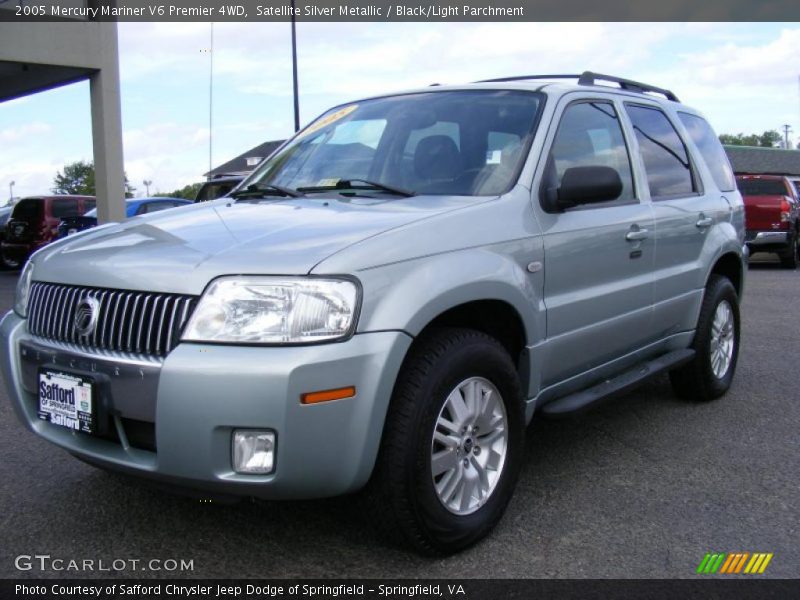 Satellite Silver Metallic / Black/Light Parchment 2005 Mercury Mariner V6 Premier 4WD