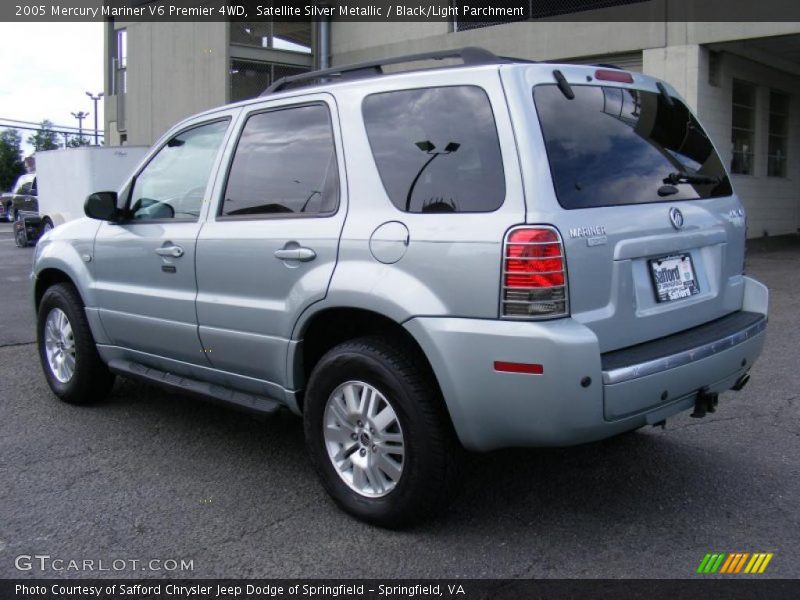 Satellite Silver Metallic / Black/Light Parchment 2005 Mercury Mariner V6 Premier 4WD