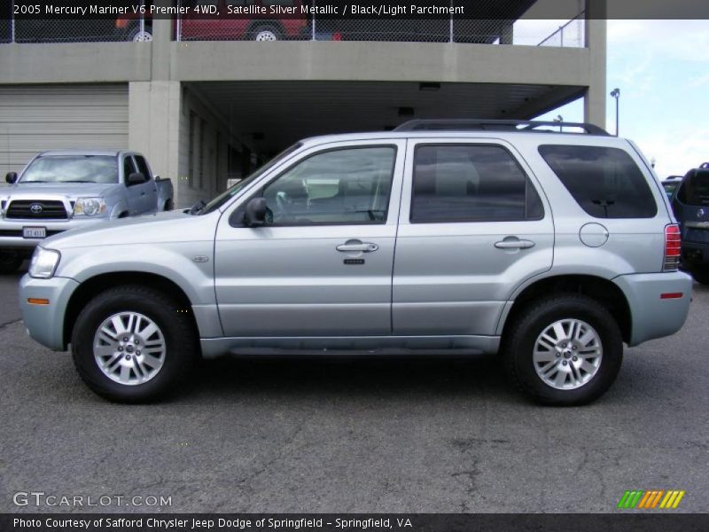 Satellite Silver Metallic / Black/Light Parchment 2005 Mercury Mariner V6 Premier 4WD