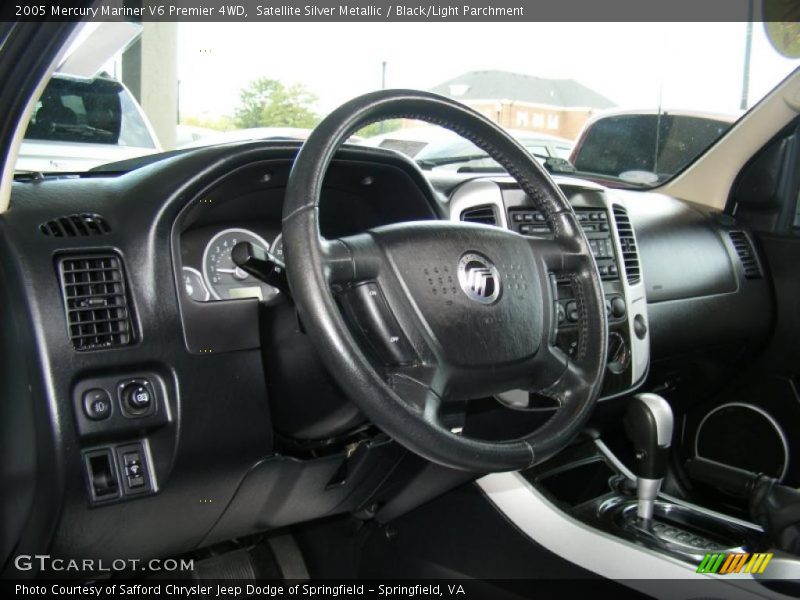 Satellite Silver Metallic / Black/Light Parchment 2005 Mercury Mariner V6 Premier 4WD