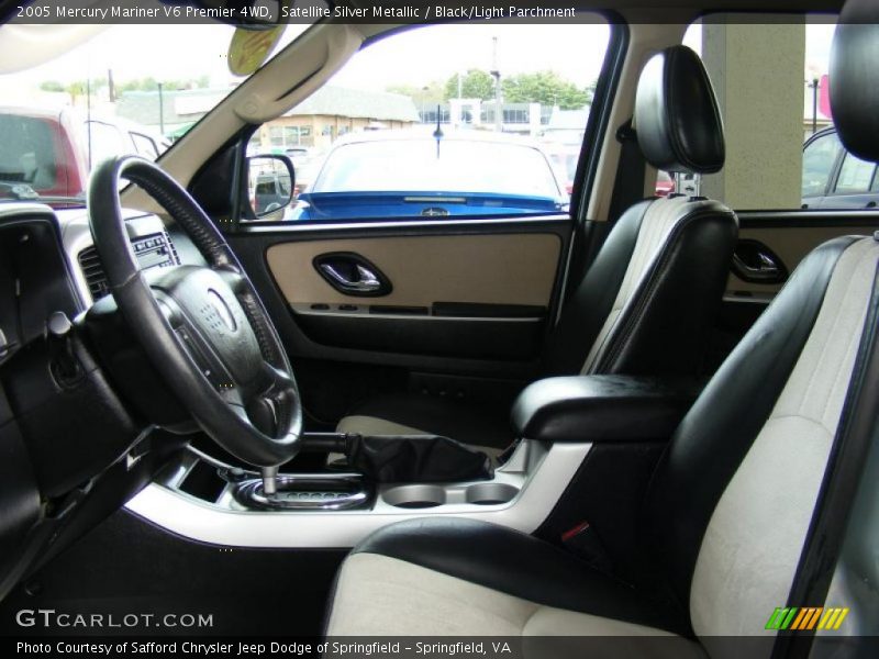 Satellite Silver Metallic / Black/Light Parchment 2005 Mercury Mariner V6 Premier 4WD