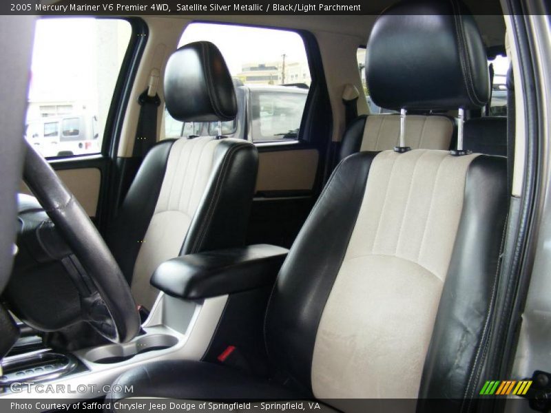 Satellite Silver Metallic / Black/Light Parchment 2005 Mercury Mariner V6 Premier 4WD