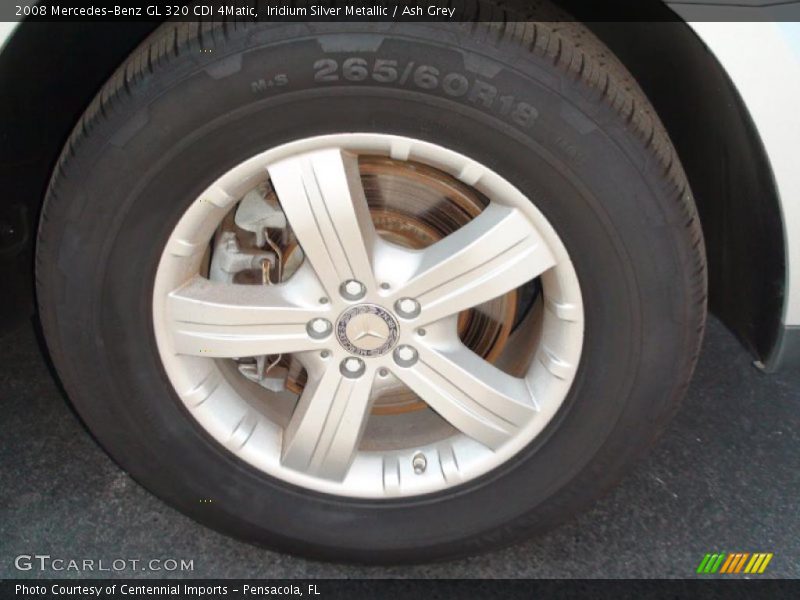 Iridium Silver Metallic / Ash Grey 2008 Mercedes-Benz GL 320 CDI 4Matic