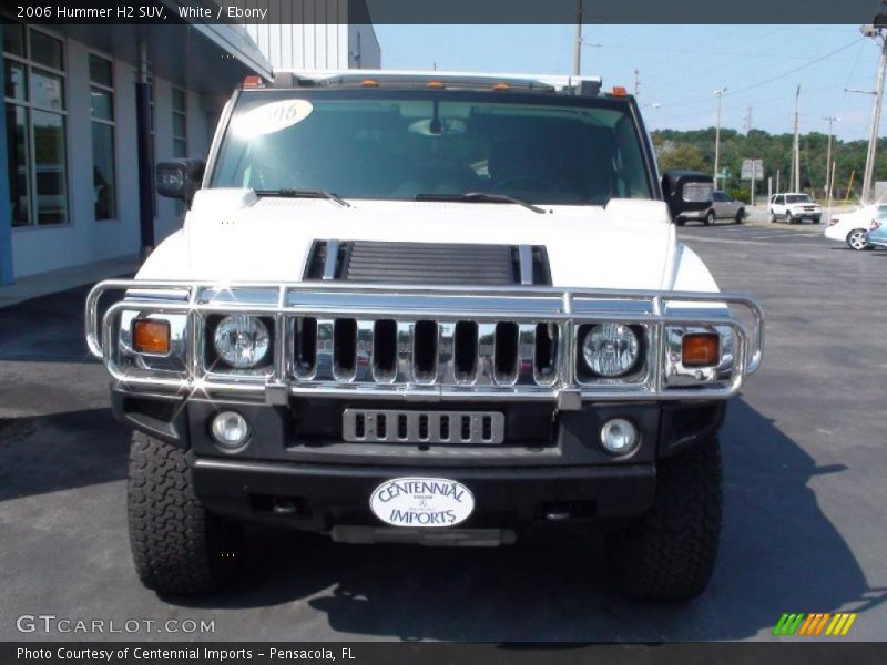 White / Ebony 2006 Hummer H2 SUV