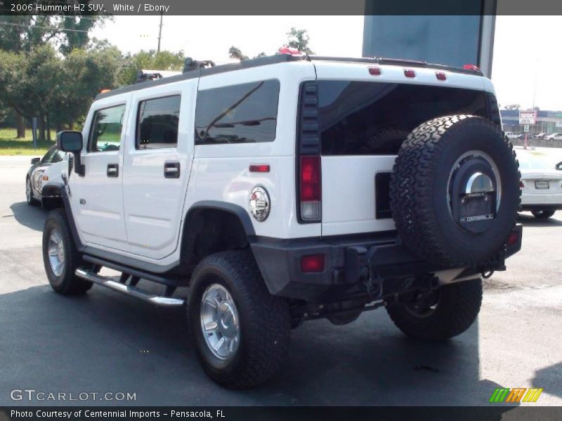 White / Ebony 2006 Hummer H2 SUV