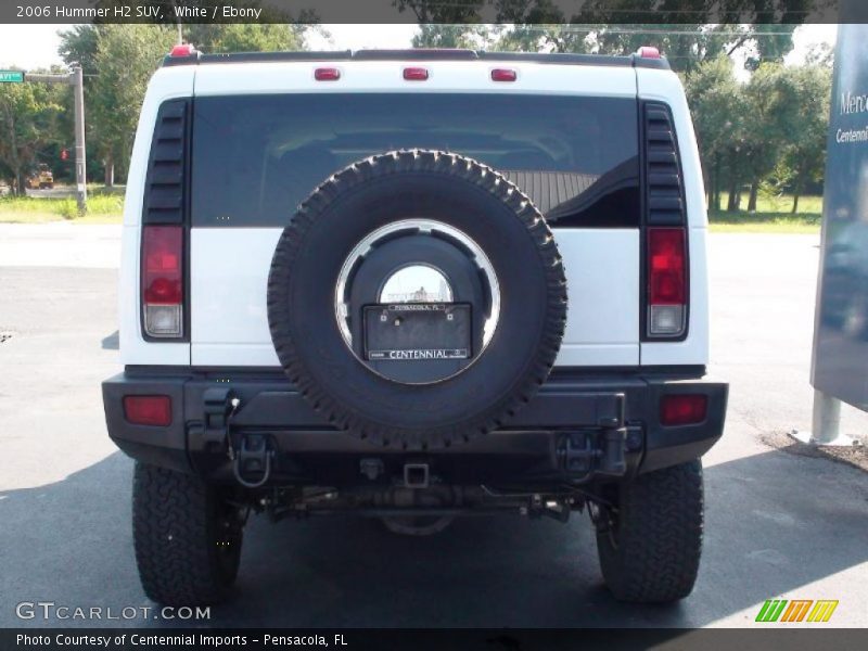 White / Ebony 2006 Hummer H2 SUV