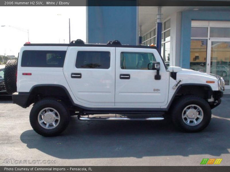 White / Ebony 2006 Hummer H2 SUV