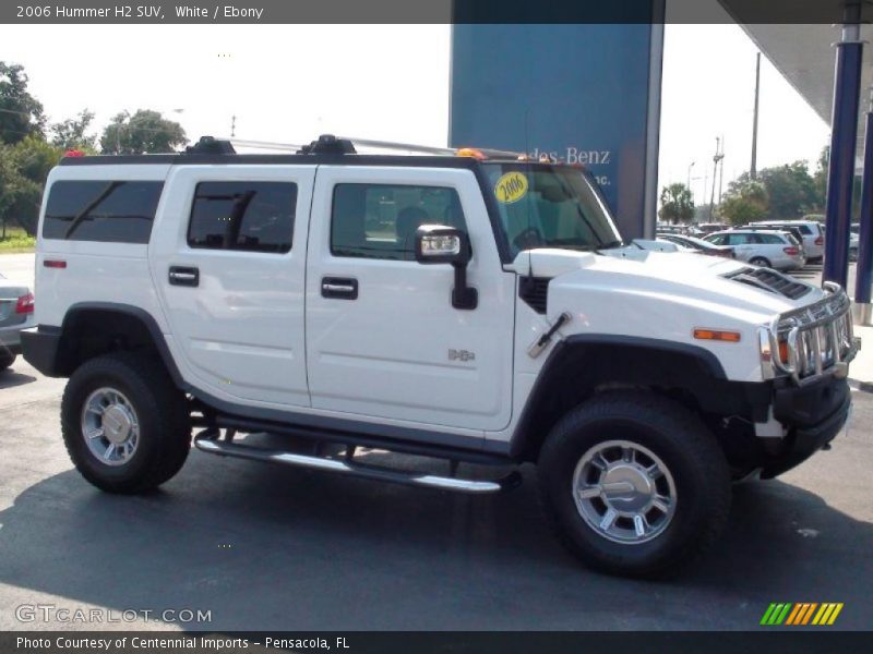 White / Ebony 2006 Hummer H2 SUV