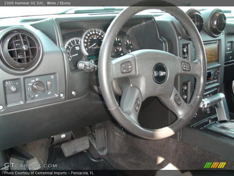 White / Ebony 2006 Hummer H2 SUV