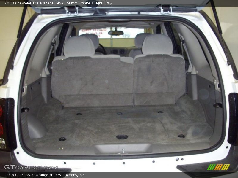 Summit White / Light Gray 2008 Chevrolet TrailBlazer LS 4x4