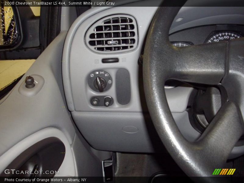Summit White / Light Gray 2008 Chevrolet TrailBlazer LS 4x4
