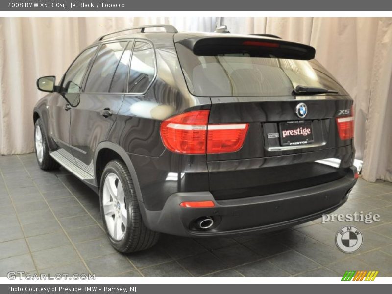 Jet Black / Tobacco 2008 BMW X5 3.0si