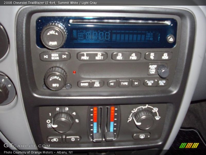 Summit White / Light Gray 2008 Chevrolet TrailBlazer LS 4x4