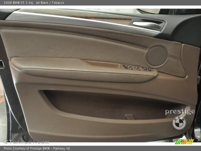 Jet Black / Tobacco 2008 BMW X5 3.0si