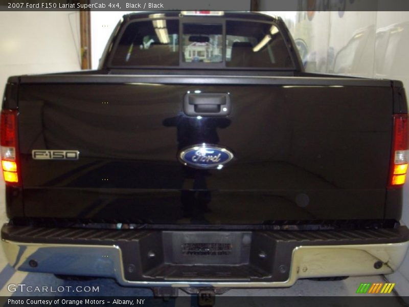 Black / Black 2007 Ford F150 Lariat SuperCab 4x4
