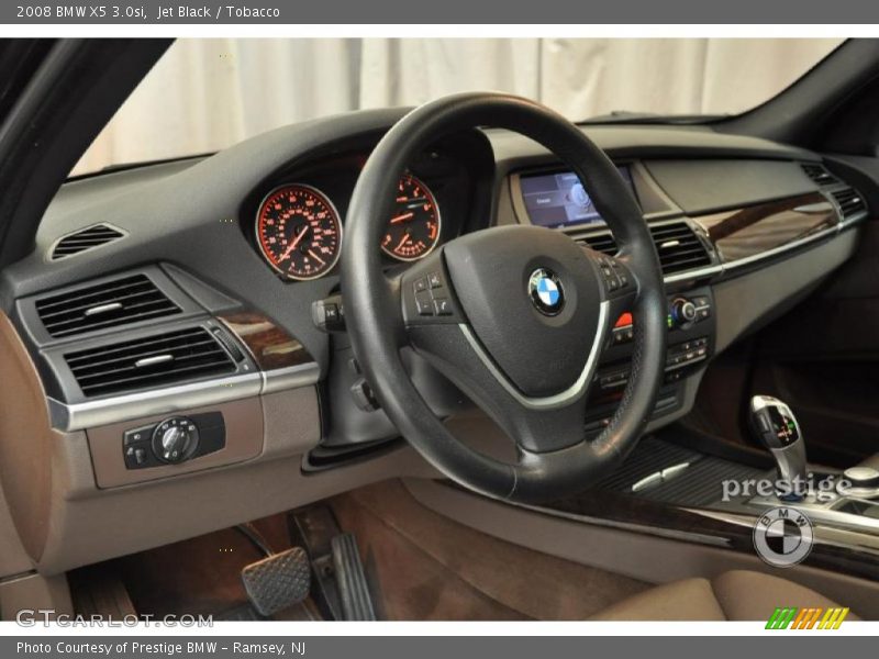 Jet Black / Tobacco 2008 BMW X5 3.0si