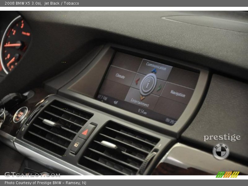 Jet Black / Tobacco 2008 BMW X5 3.0si