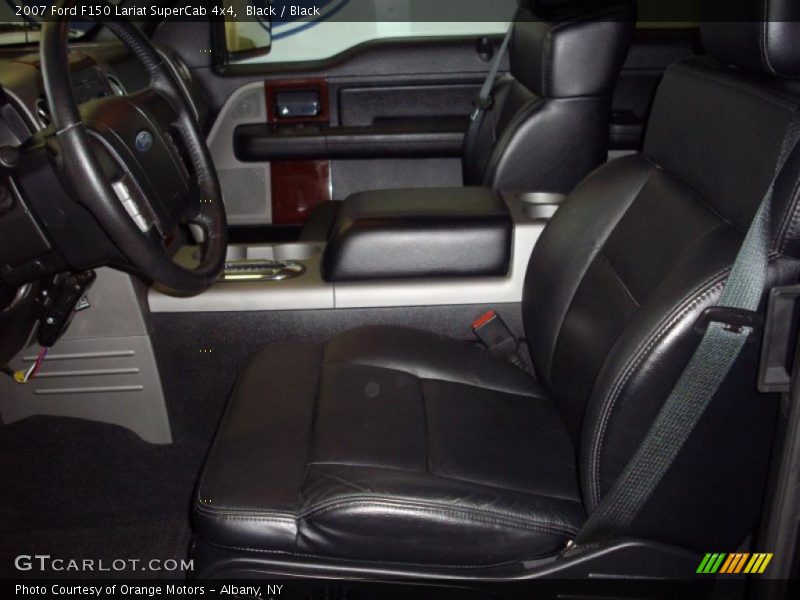 Black / Black 2007 Ford F150 Lariat SuperCab 4x4
