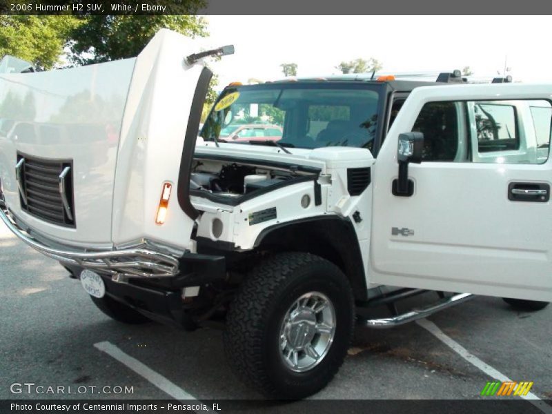 White / Ebony 2006 Hummer H2 SUV