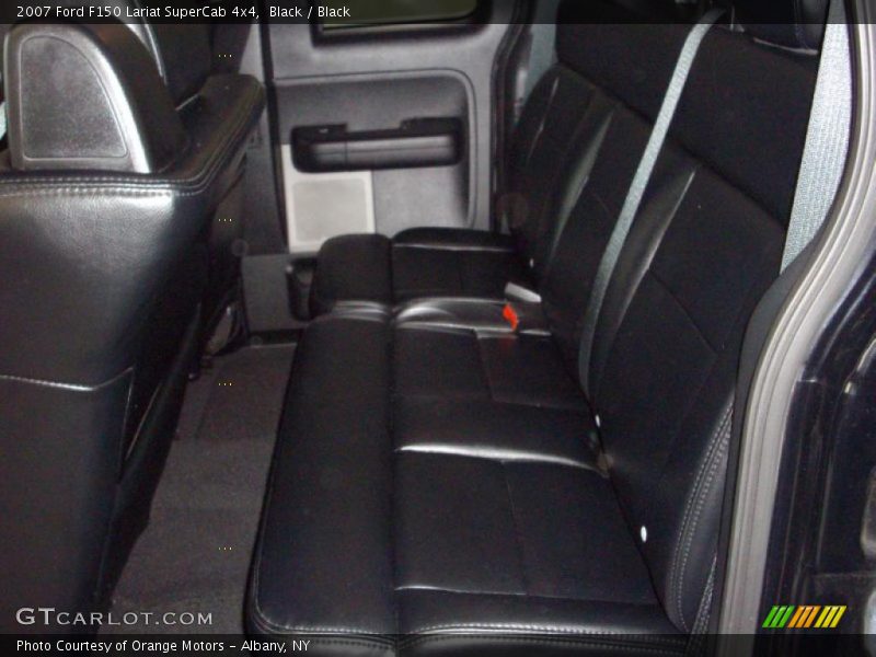 Black / Black 2007 Ford F150 Lariat SuperCab 4x4