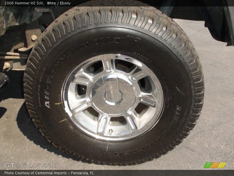 White / Ebony 2006 Hummer H2 SUV