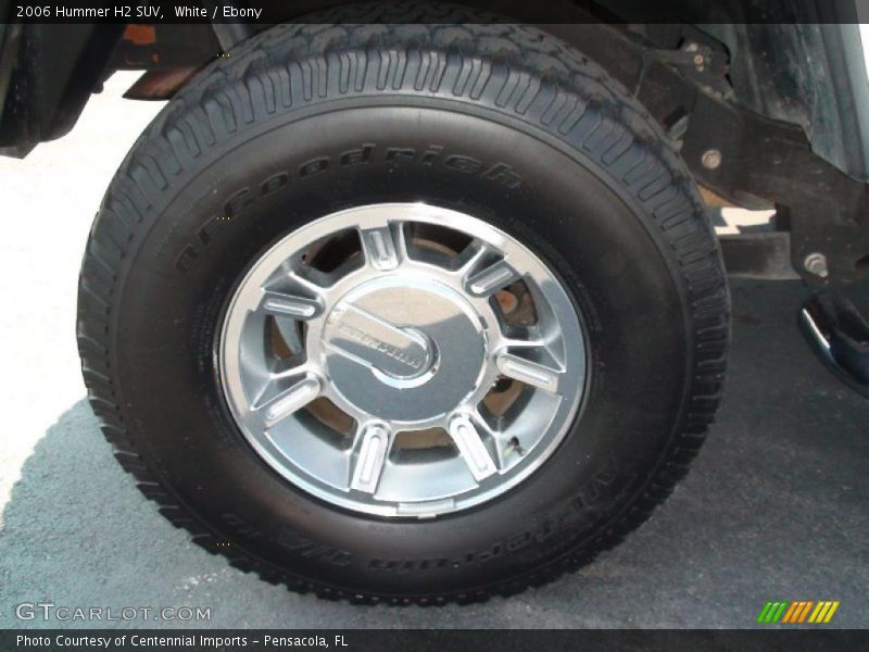 White / Ebony 2006 Hummer H2 SUV