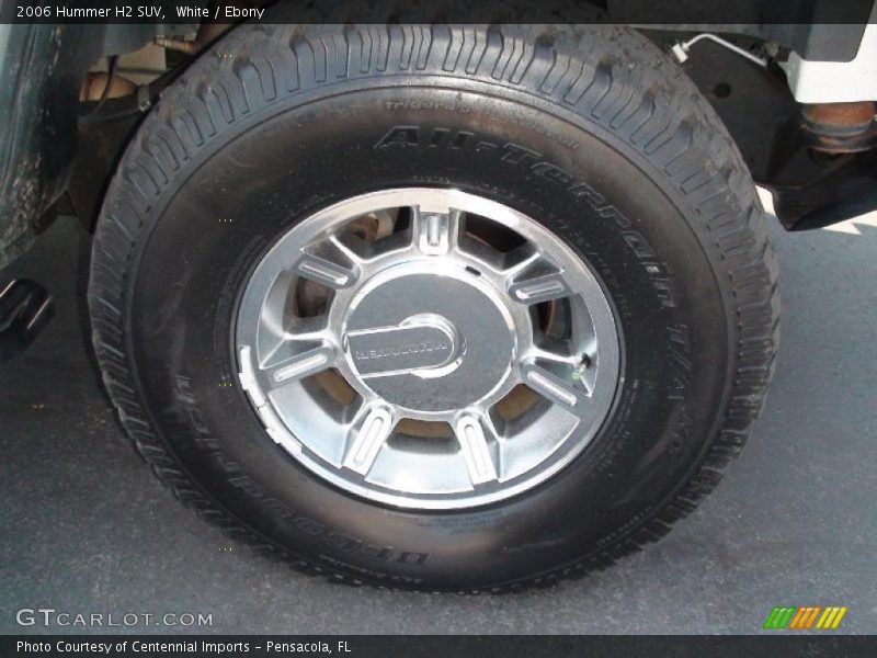 White / Ebony 2006 Hummer H2 SUV